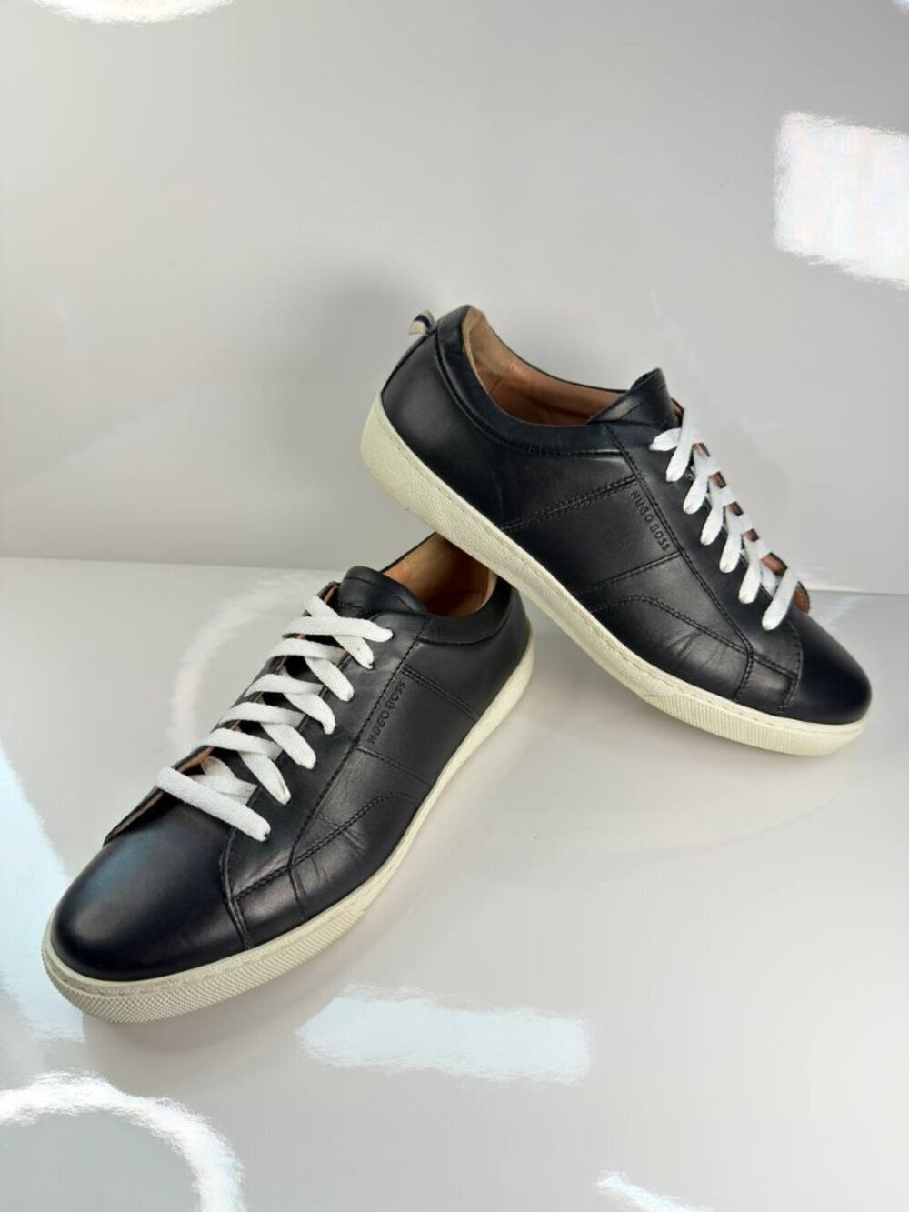 Hugo Boss Women’s Leather Sneakers – Size EU 39 (US 8–8.5)
